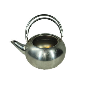 Vintage Paul Revere Ware Teapot Pan Stainless Steel Cooking Chef Cook Teapots